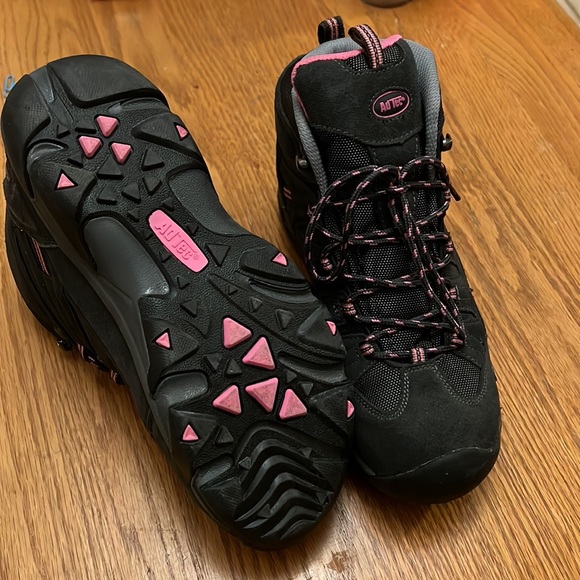NEW IN BOX Grey/Pink Ad Tec Hiking Boots - Picture 5 of 7